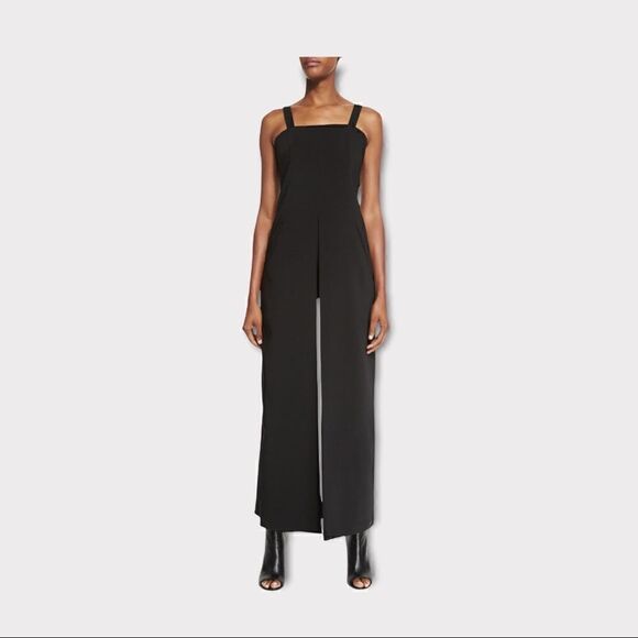 Kendall & Kylie for Neumann Marcus Tuxedo Camisole Wide-Leg Jumpsuit - Picture 2 of 8